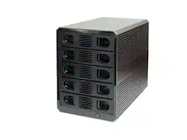 Syba - 5 Bay USB 3.2 Type-C 10Gbps DAS Enclosure, 120TB (2.5" & 3.5" SATA HDD/SSD) - SY-ENC50128