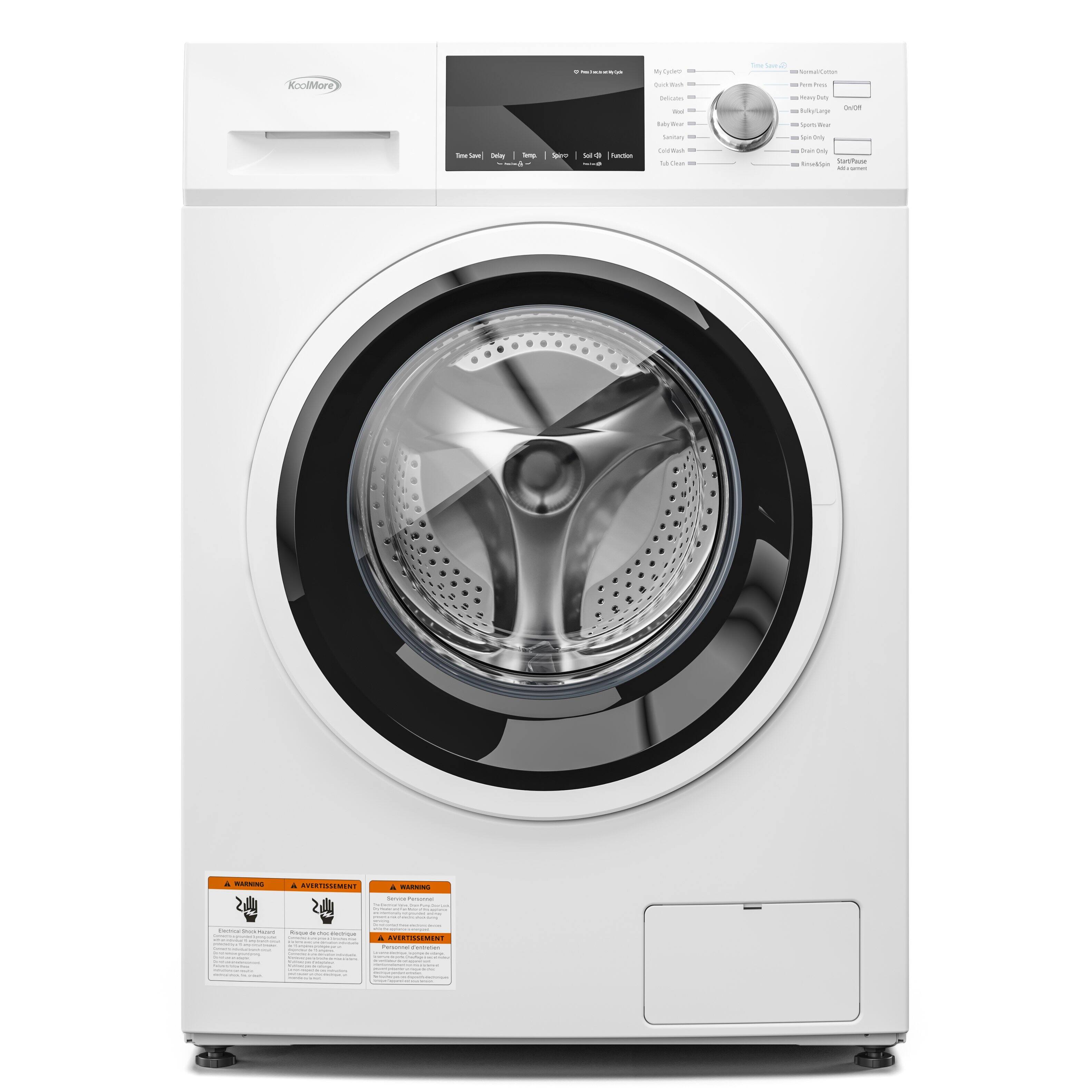KoolMore

My Cycle
- Cotton
- Delicates
- Bulky
- Bedding
- Towels
- Sanitize
- Quick Wash
- Sport
- Self Clean
- Functions

Time/Temp
- 30 min
- 45 min
- 60 min
- 90 min
- 120 min
- 150 min
- 180 min
- 210 min
- 240 min
- 270 min
- 300 min
- 330 min
- 360 min
- 390 min
- 420 min
- 450 min
- 480 min
- 510 min
- 540 min
- 570 min
- 600 min
- 630 min
- 660 min
- 690 min
- 720 min
- 750 min
- 780 min
- 810 min
- 840 min
- 870 min
- 