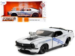 Jada - 1970 Ford Mustang Boss 429 "Highway Drag - Drag Trooper" "Bigtime Muscle" Series 1/24 - Silver Metallic