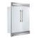 Left. Forno Appliances - 60 in. Wide Maderno 27.2 Cu. Ft. Built-In Side-by-Side Convertible Refrigerator/Freezer with Decorative Grill - White.