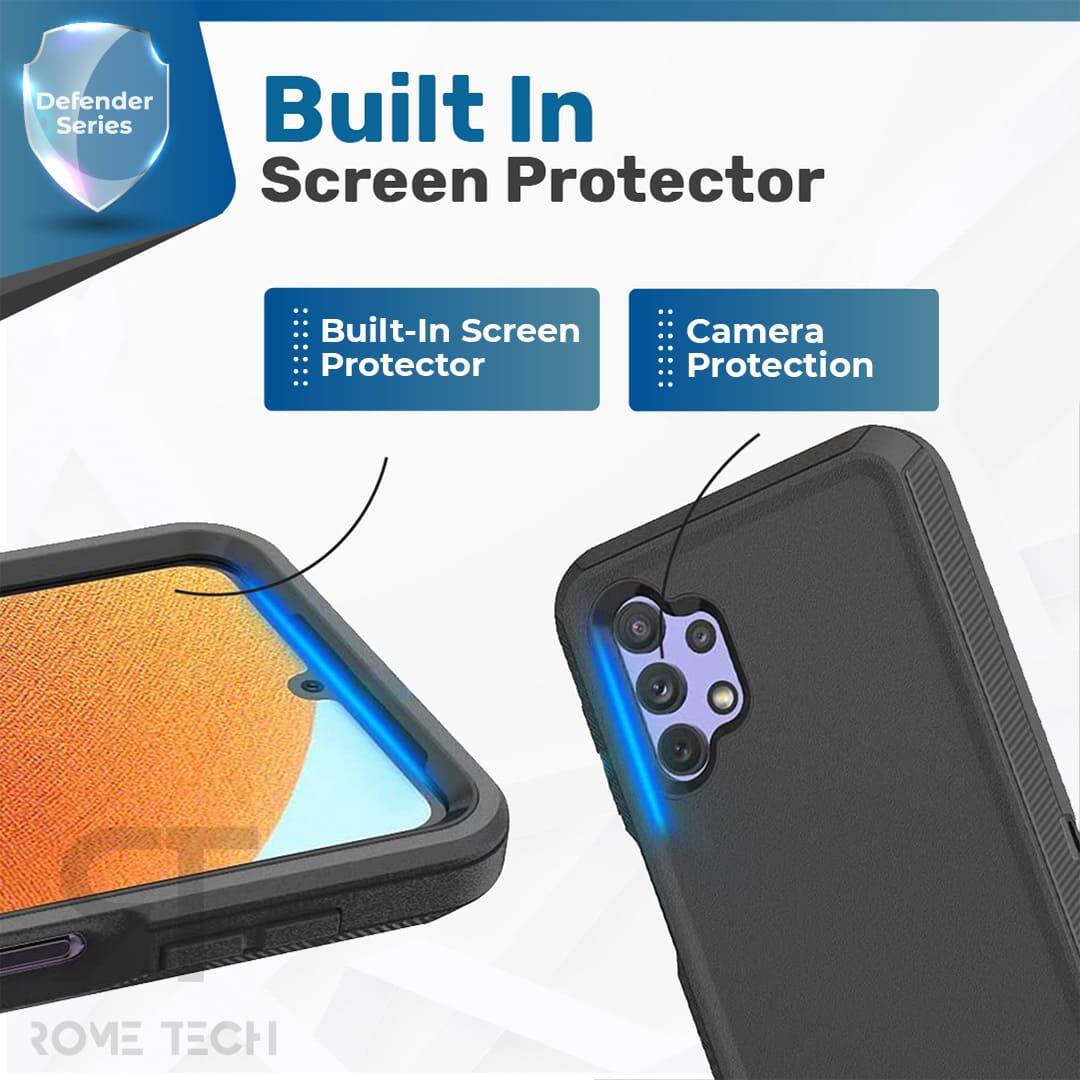 Defender Series  
Built-In Screen Protector  
Camera Protection  
ROME TECH