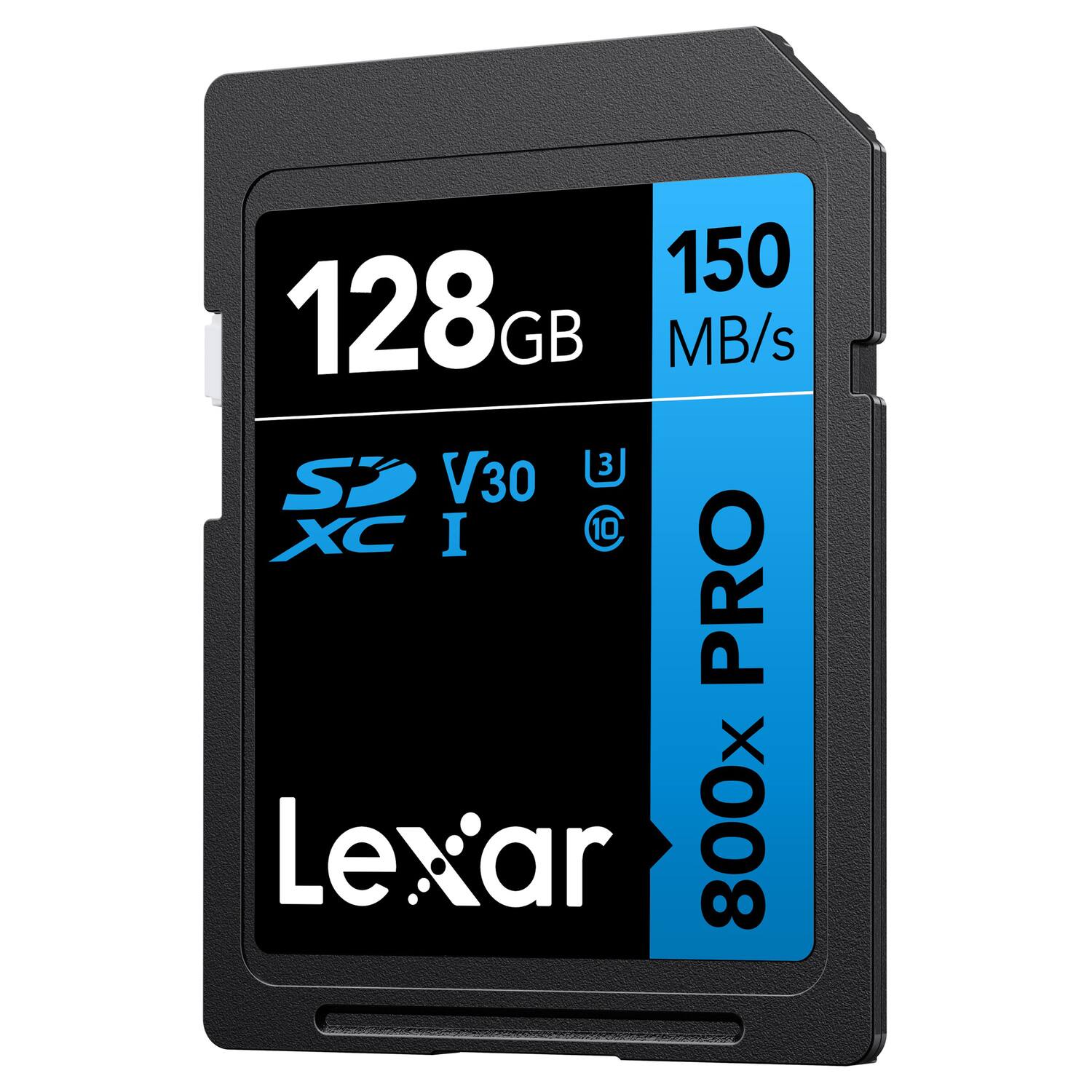 128GB 150 MB/s V30 XC I 800x PRO Lexar
