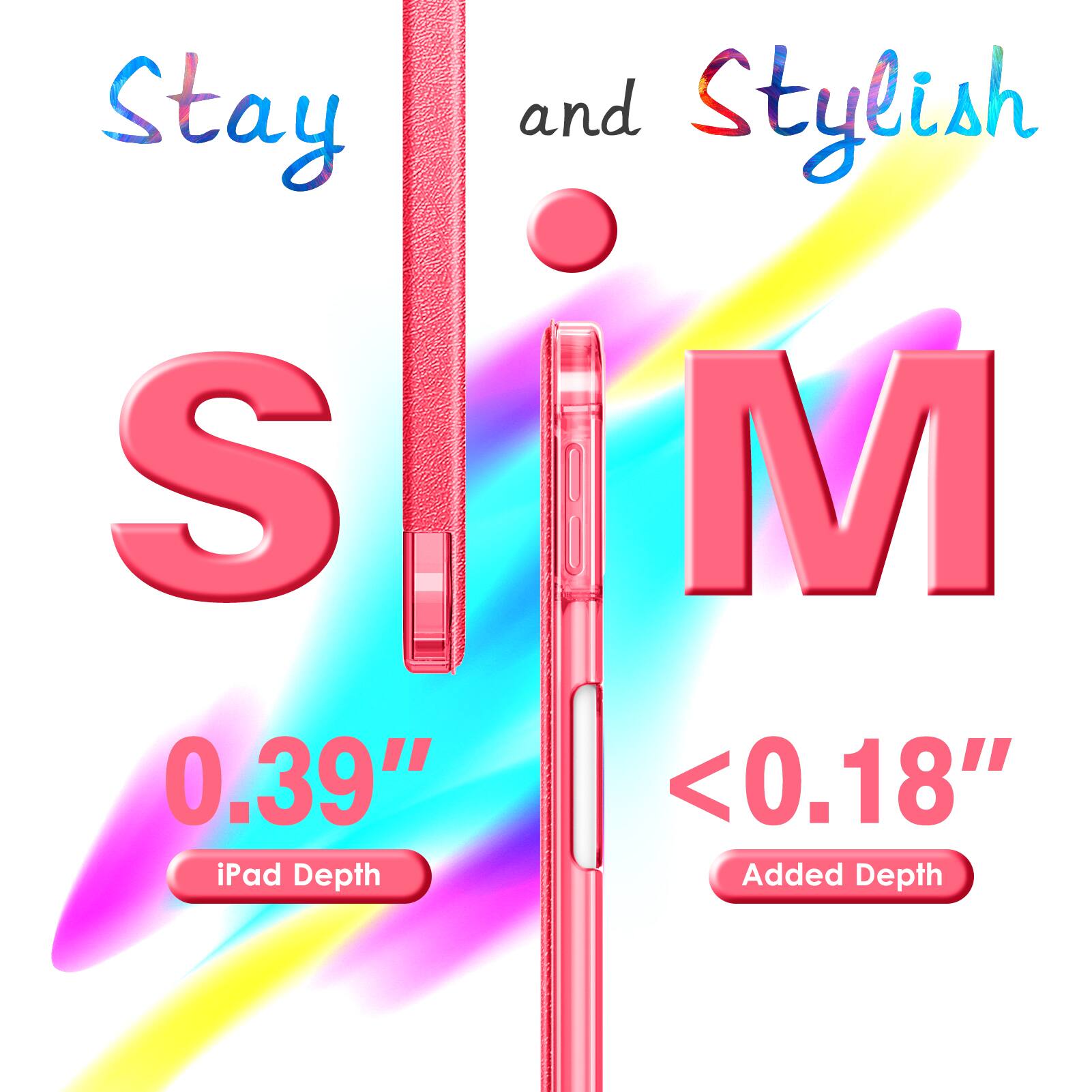 Stay and Stylish  
S M  
0.39" iPad Depth  
<0.18" Added Depth