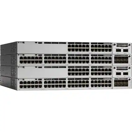 Front. Cisco Consumer Products - Cisco Catalyst C9300-48UXM-A Ethernet Switch - 48 Ports - Manageable - Gigabit Ethernet - 10/100/1000Base-T - 2 Layer - Unknown.