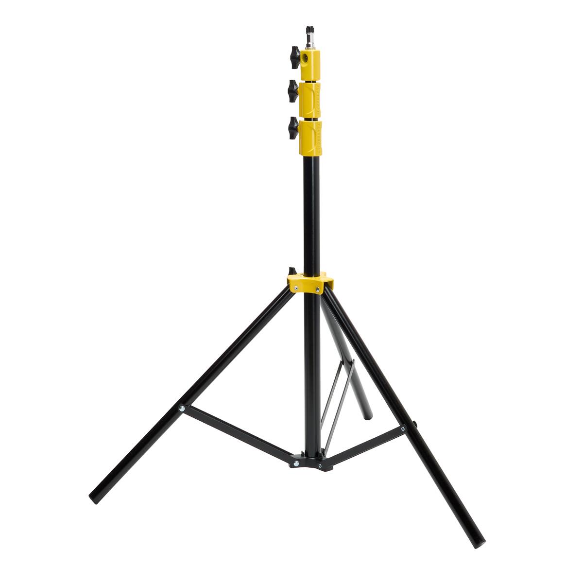Alt View 9. Flashpoint - Flashpoint Pro Heavy-Duty Air-Cushioned Light Stand (Yellow, 7.2').