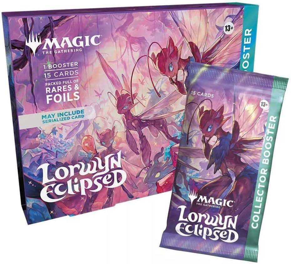 13+ MAGIC GATHERING LORWYN ECLIPSED 1 BOOSTER 15 CARDS FULL OF PACKED RARES & 15 CARDS FOILS 13 MAY INCLUDE CARD SERIALIZED BOOSTER