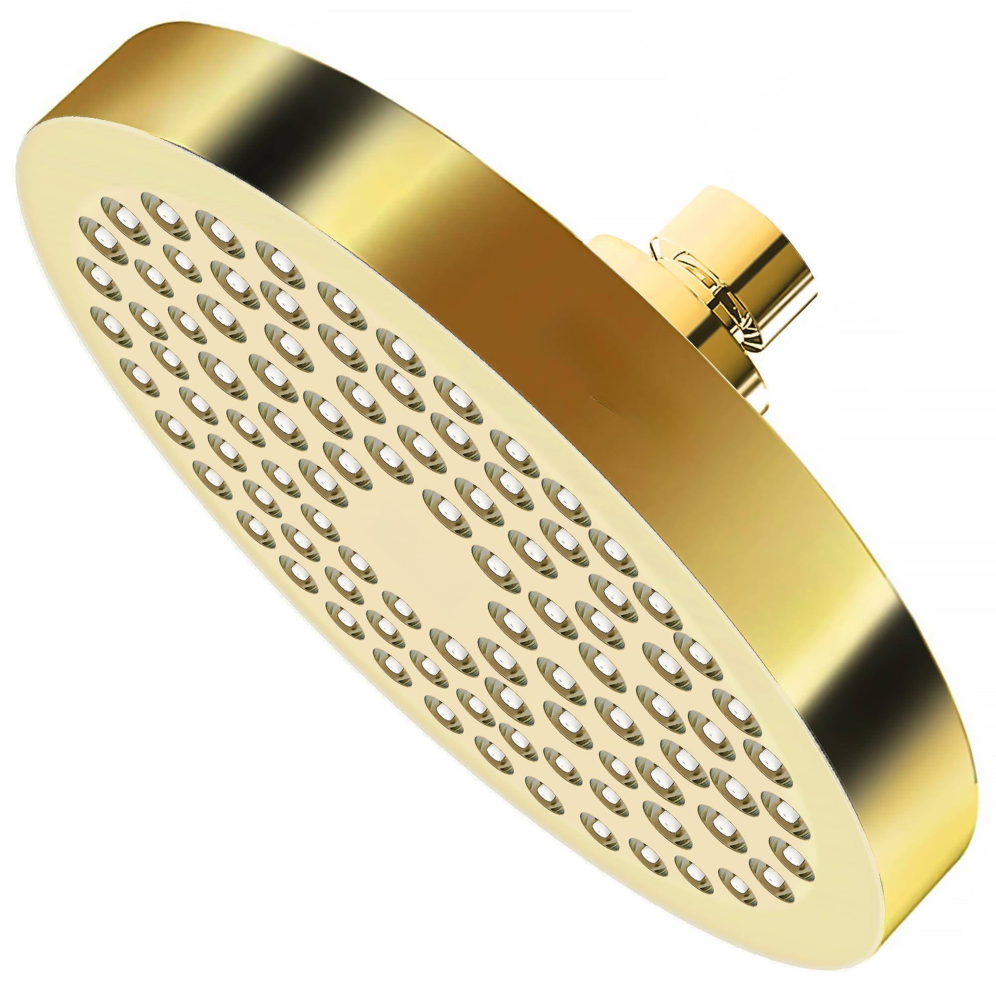 Alt View 2. Paradigms Interiors - Shower Head High Rain Luxury Bathroom Showerhead With Plated Finish Adjustable Angles Anti clogging Silicon... - Luxury Polished Chrome.