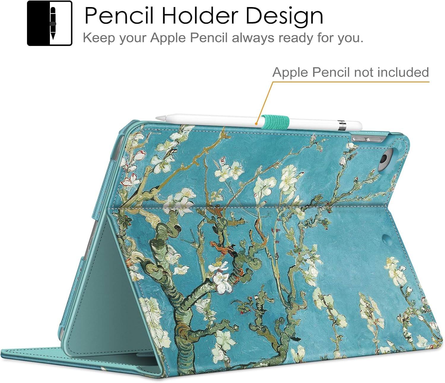 Pencil Holder Design  
Keep your Apple Pencil always ready for you.  
Apple Pencil not included