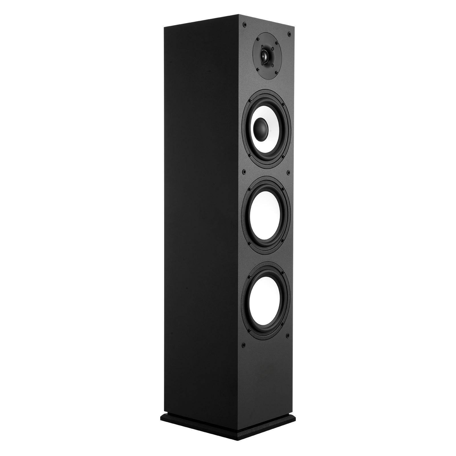 Alt View 8. Glintex - Floorstanding Speaker 2 Way Tower Speaker 6.5 Inch Woofer 1 Inch Tweeter 200W Peak Power for Home Audio Theater.