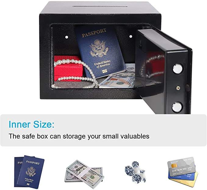 PASSPORT  
United States of America  

Inner Size:  
The safe box can store your small valuables