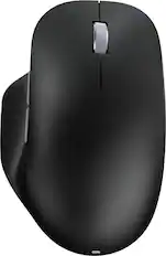 Front. Incase - Bluetooth Ergonomic Mouse Designed by Microsoft - Black.