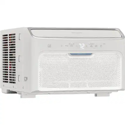 Front. Frigidaire - 10,000 BTU Inverter Quiet Temp Smart Room Air Conditioner - White.