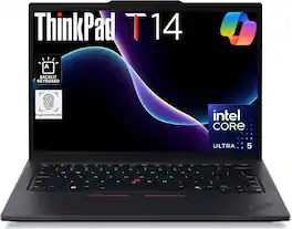 Lenovo - Upgraded - ThinkPad T14 Gen 5 14" FHD+ Business Laptop - Intel Core Ultra 5 125U - 16GB Memory - 512GB SSD - Windows 11 Pro - Black