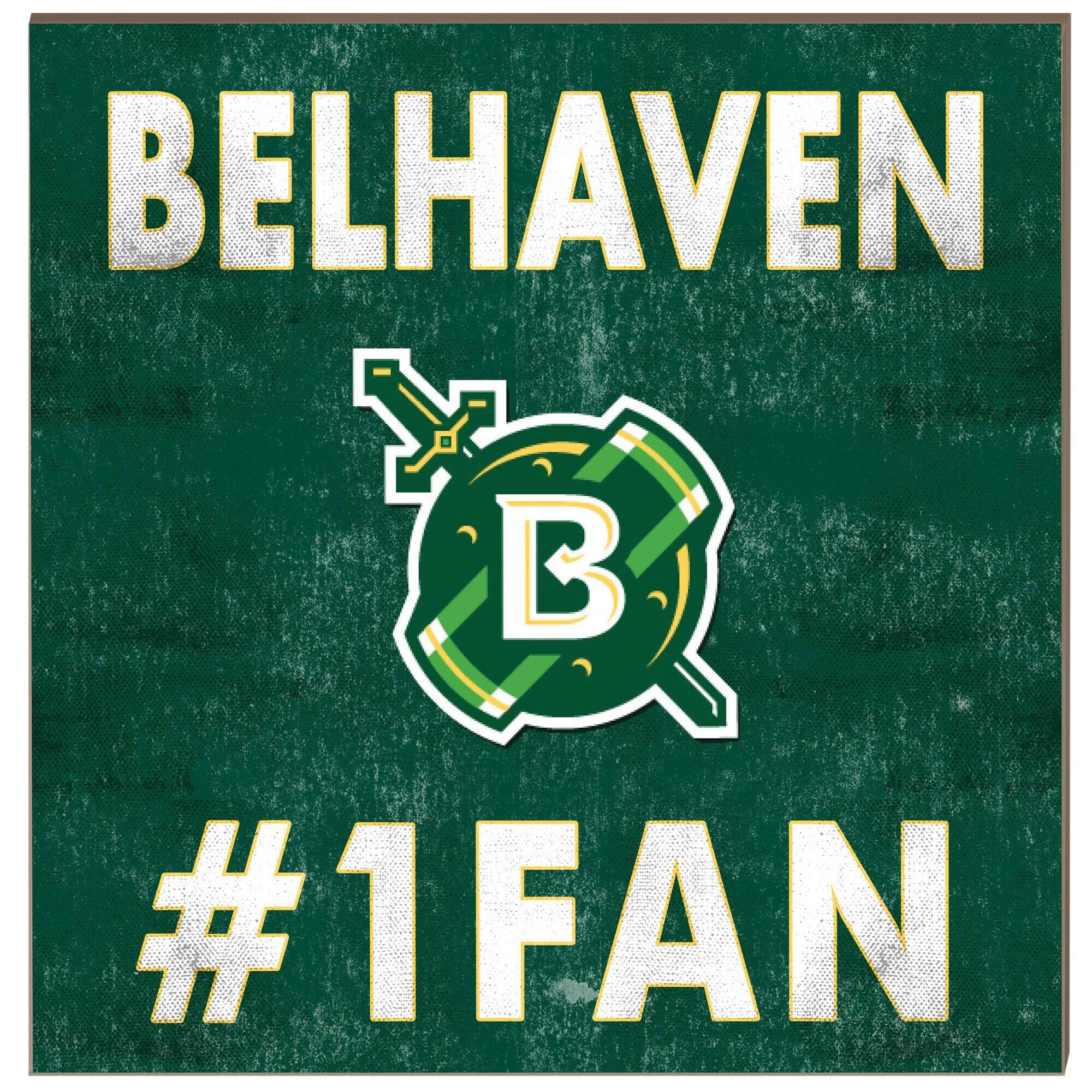 Belhaven Blazers 10" x 10" #1 Fan Plaque