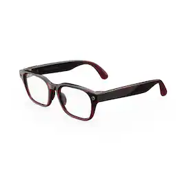 Adventurer - Smart AI glasses — Meta AI, 12MP Camera, Live Translate — Transitions Ruby Lenses - Merlot