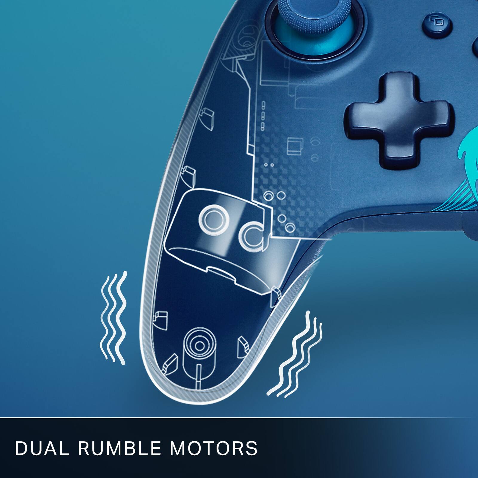 DUAL RUMBLE MOTORS