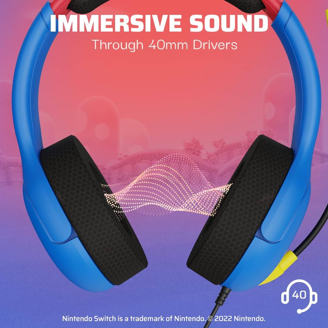 IMMERSIVE SOUND  
Through 40mm Drivers  

Nintendo Switch is a trademark of Nintendo. © 2022 Nintendo.
