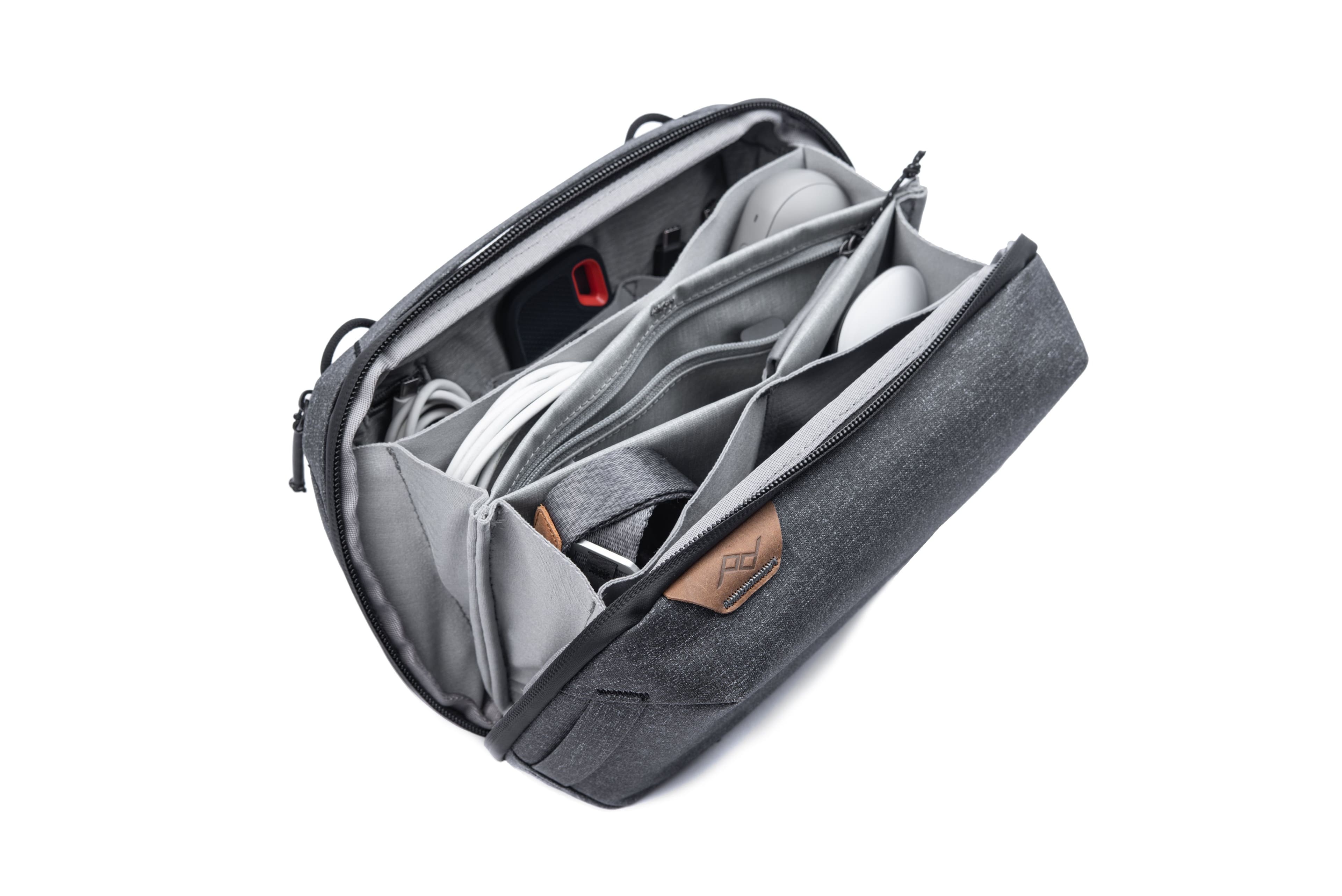 Alt View 11. Peak Design - Tech Pouch - Charcoal.