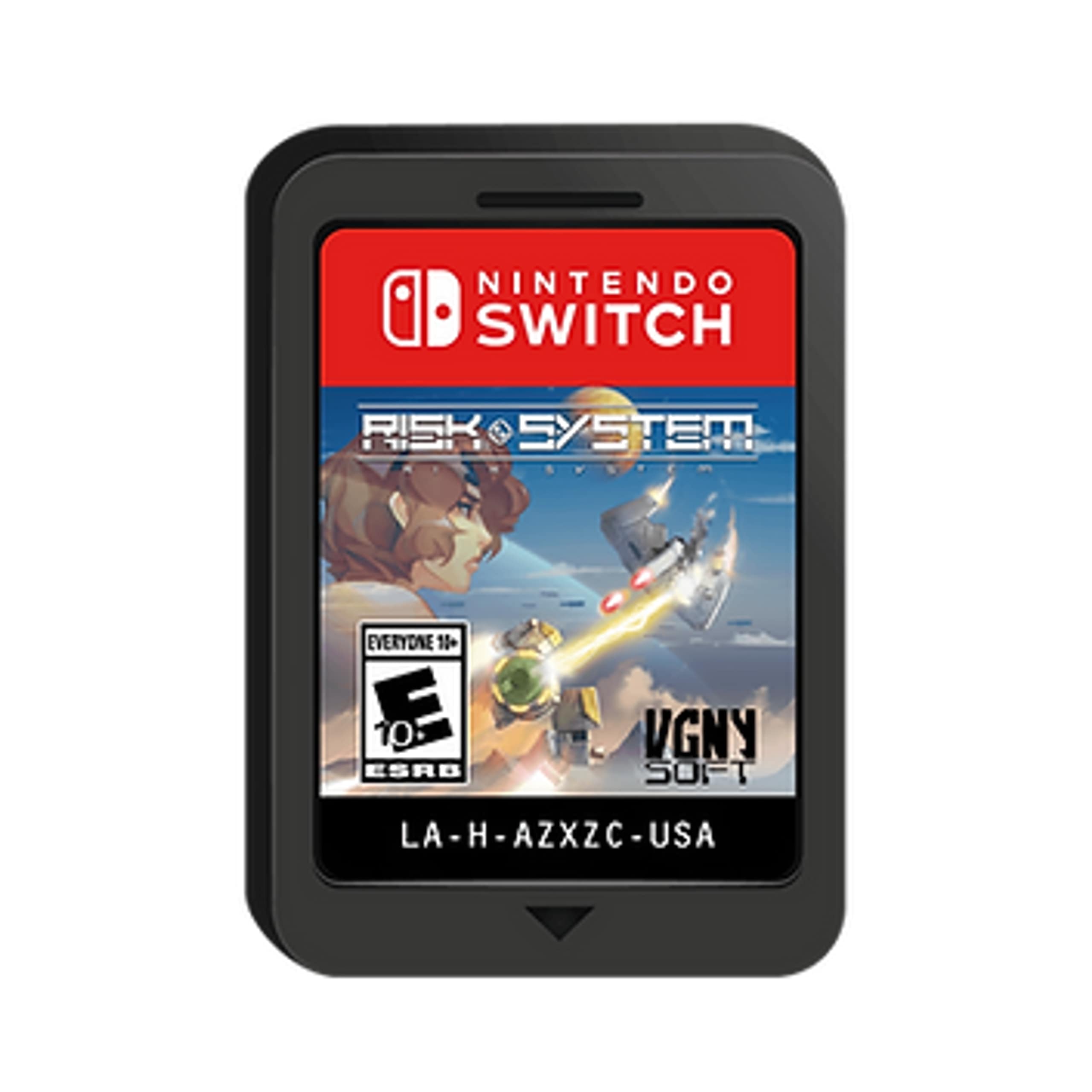 NINTENDO SWITCH  
RISK SYSTEM 1  
EVERYONE 10+  
E SRB  
VGNY SOFT  
LA-H-AZXZC-USA