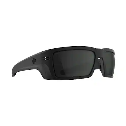 Front. Spy Optic - Spy Optic Rebar SE ANSI Sunglasses (Matte Black/Happy Gray Green Polar) - Matte Black.