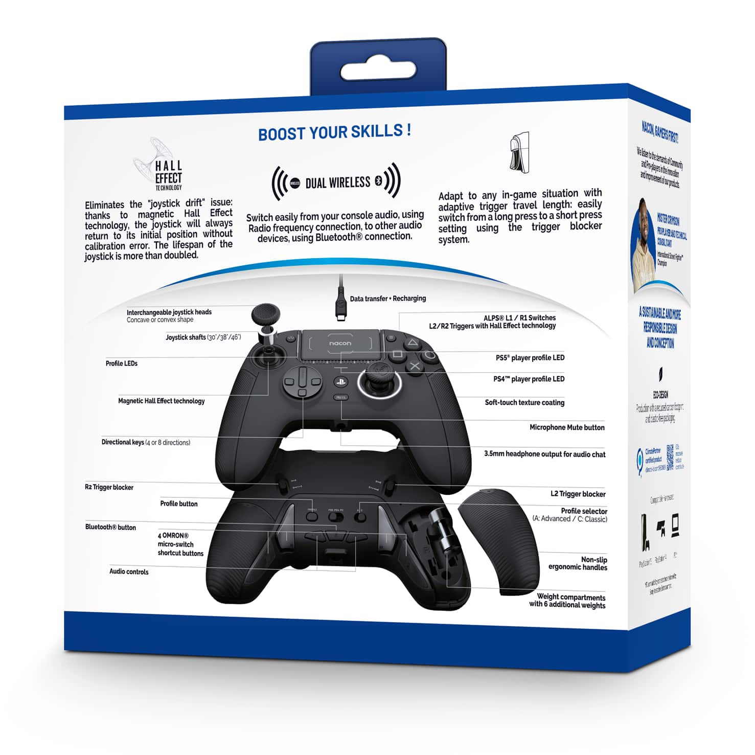 Nacon Revolution 5 Pro Wireless Controller for PS5, PS4 and PC