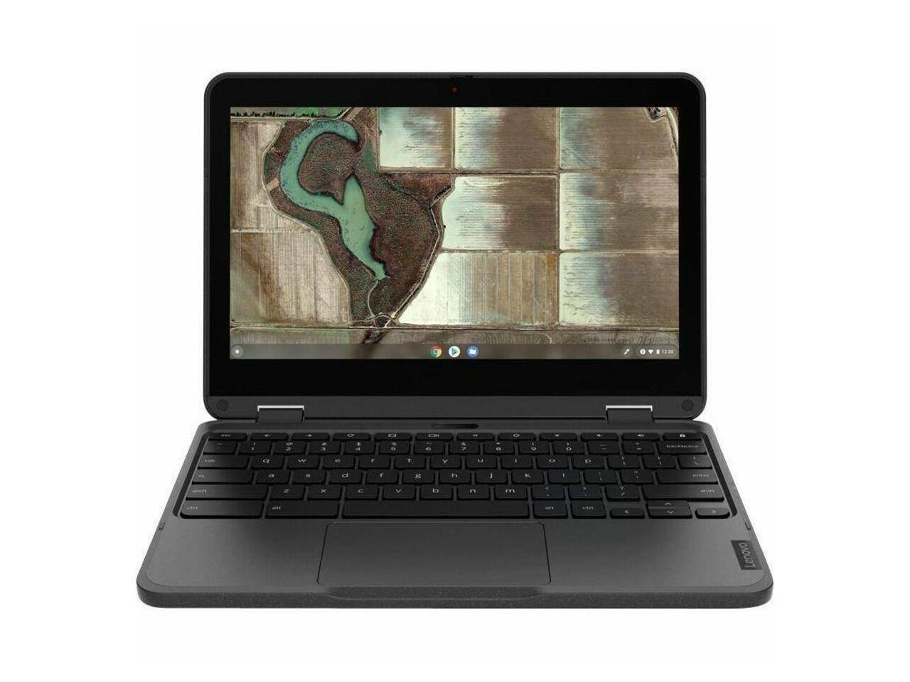 Alt View 9. Lenovo - Lenovo 500e Chromebook Gen 3 11.6" Touch Screen Intel Celeron N4500 4GB Memory 32 GB SSD Chrome OS 82JB0015US - Gray.