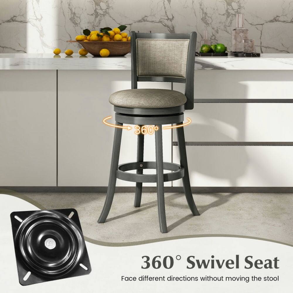 360° Swivel Seat  
Face different directions without moving the stool