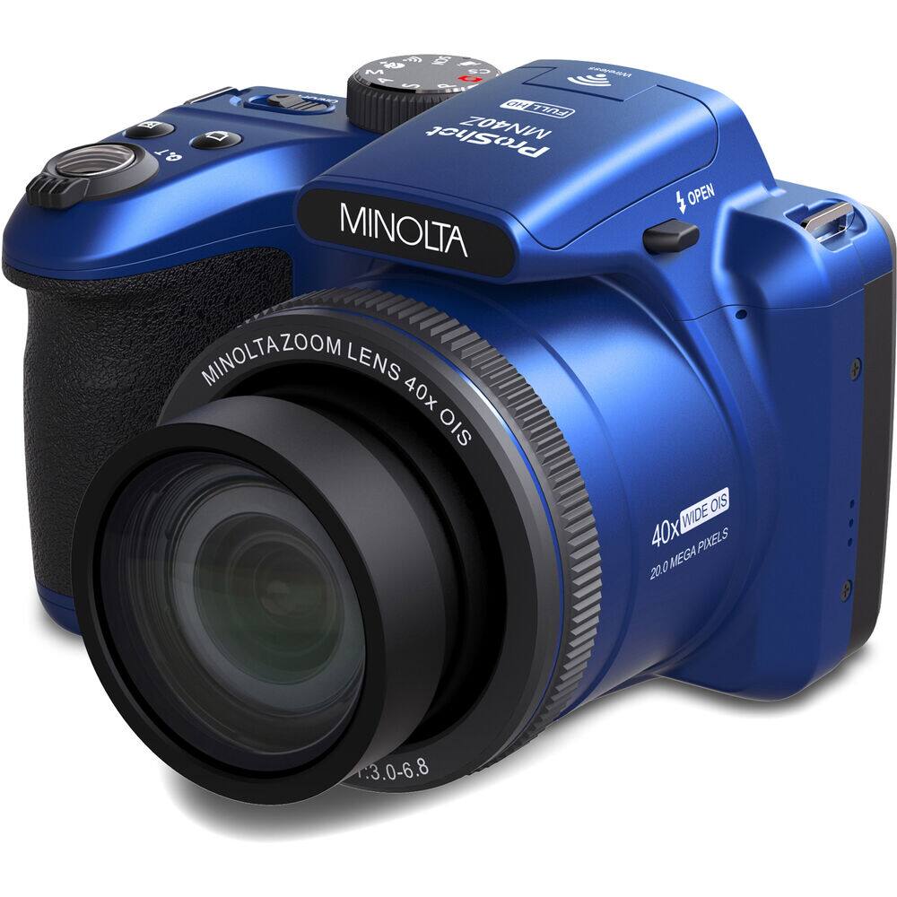 Minolta 20 Mega Pixels 40x Optical Zoom Digital Camera, 1080p FHD