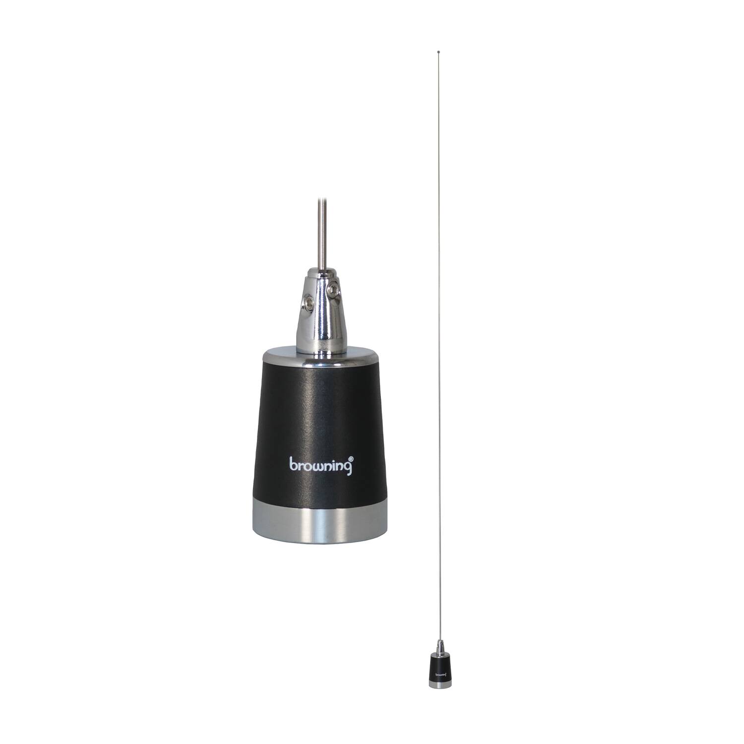 Alt View 4. Browning - Browning Br-150 200-watt 144 Mhz To 174 Mhz 3-dbd-gain Vhf Antenna With Nmo Mounting - Silver.