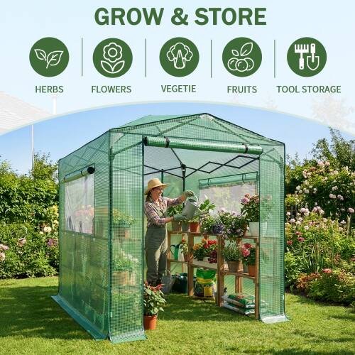 GROW & STORE

HERBS  
FLOWERS  
VEGETABLES  
FRUITS  
TOOL STORAGE