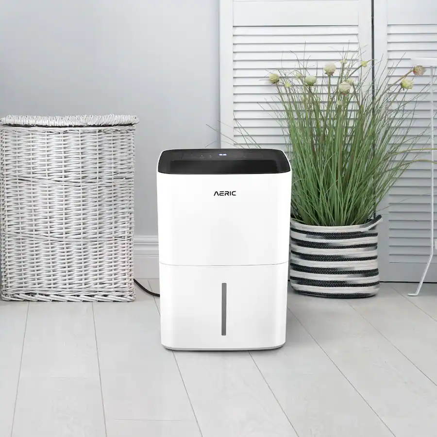 Aeric Aeric Portable Dehumidifier with Pump, Drain Hose and Bucket Full Alarm ...