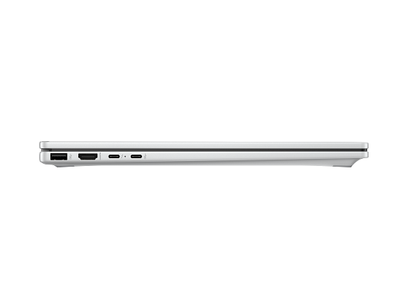 Alt View 3. HP - HP OmniBook 7 Laptop Computer 16" 2K Touch Screen Intel Core Ultra 5 16 GB - Glacier silver aluminum.