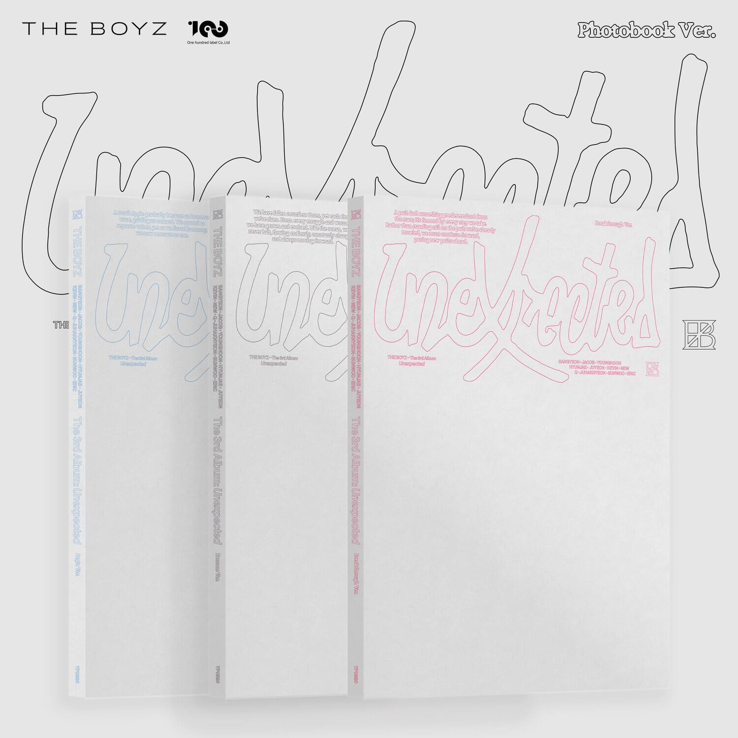 The Boyz - Unexpected - Random Cover - incl. 80pg Photobook, Envelope, Poster, Track Sticker, - COMPACT DISCS [CD] price history on PriceWatchPro