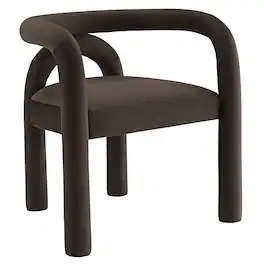 Astrid Performance Velvet Dining Chair by Modway - Brown