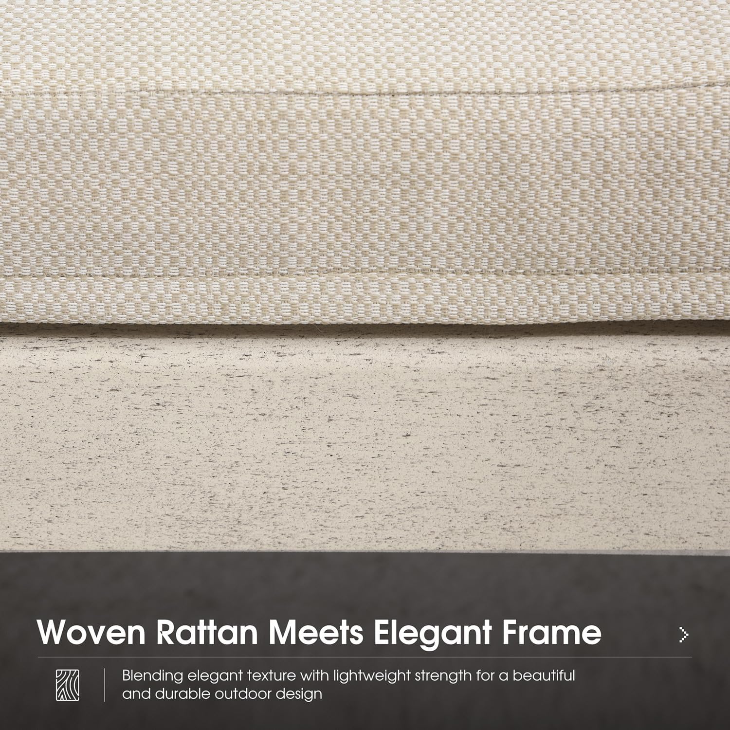 Woven Rattan Meets Elegant Frame

Blending elegant texture with lightweight strength for a beautiful and durable outdoor design
