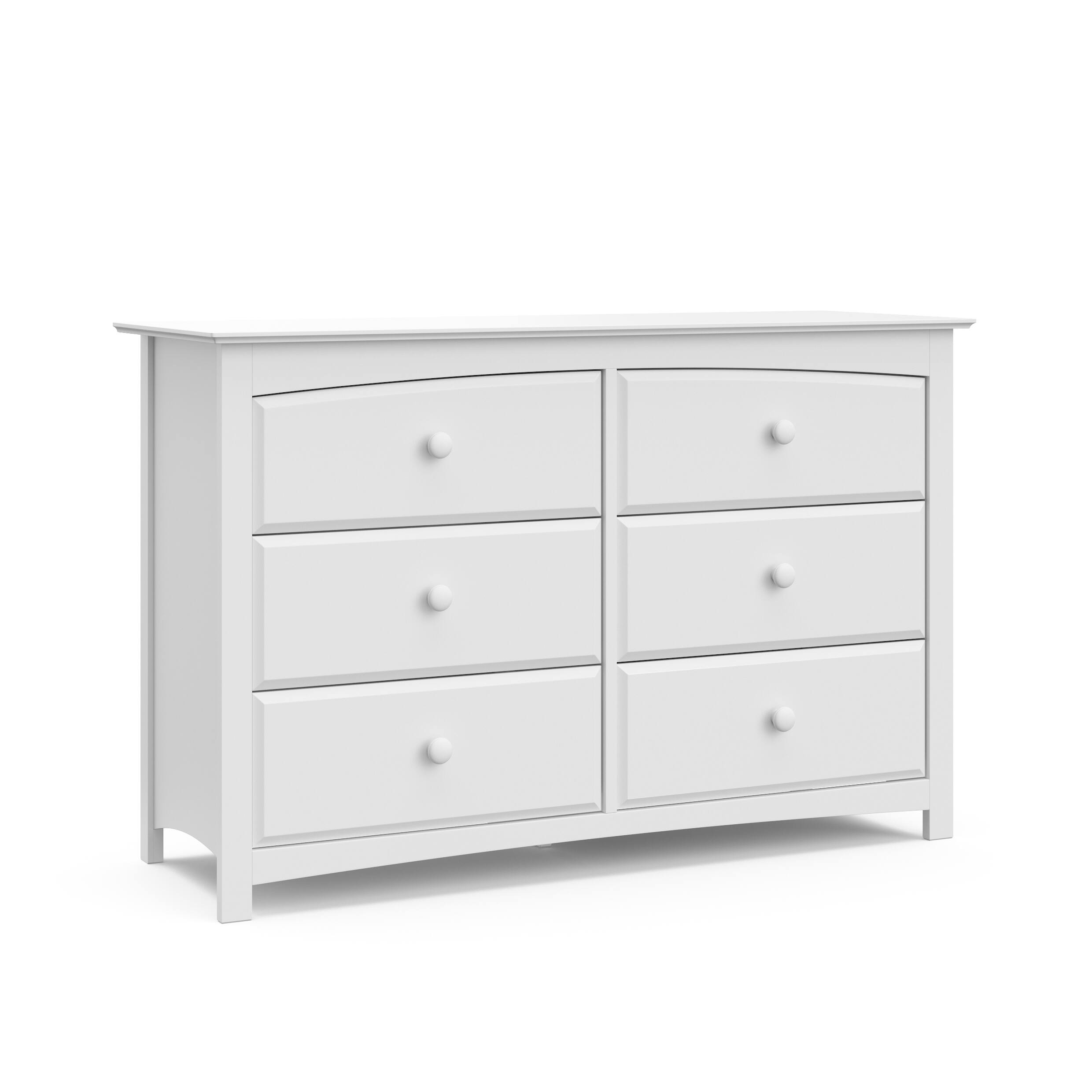 Storkcraft - Kenton 6-Drawer Double Dresser - White - Front_Zoom