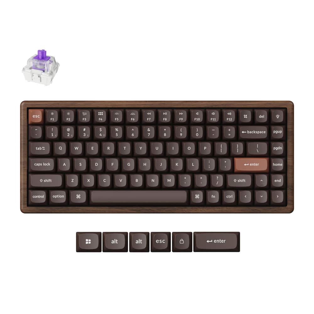Keychron K2 HE Wireless Magnetic Switch Custom Keyboard Black