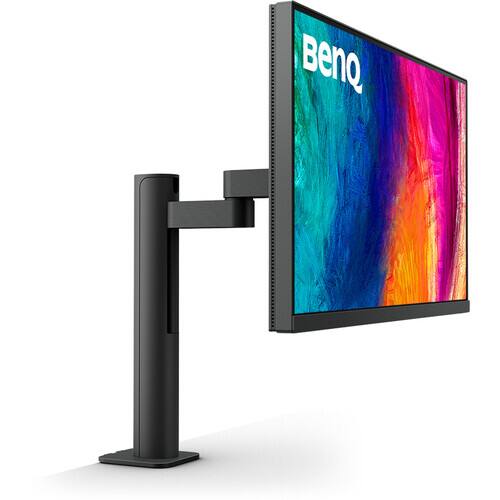 Alt View 3. BenQ - PD2705UA 27" 16:9 IPS Panel 4K UHD Monitor 60 Hz 1200:1 Height, Tilt HDMI DisplayPort USB-C - Black.