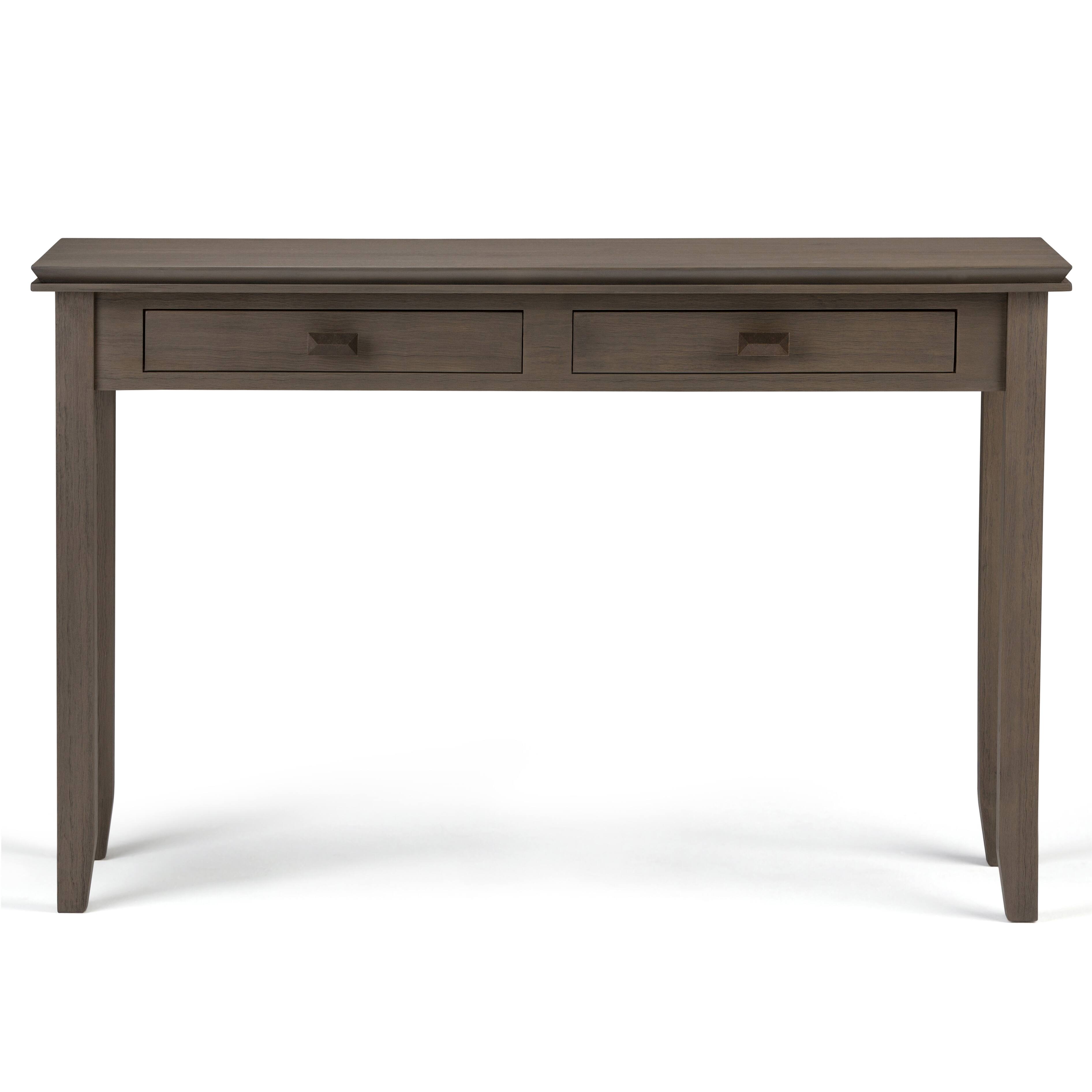 Left. Simpli Home - Artisan Console Sofa Table - Farmhouse Grey.