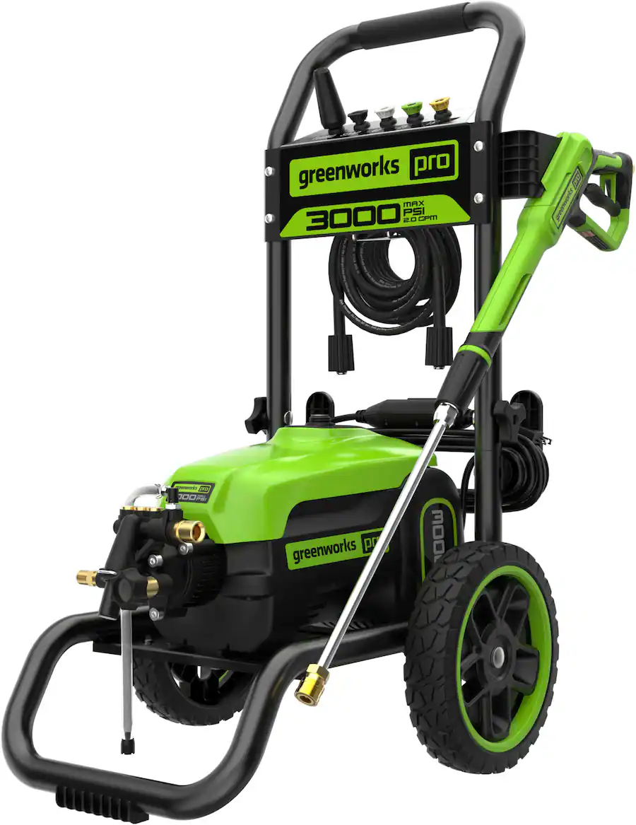 Greenworks Pro 3000 PSI 2.0 GPM B.D. DCPM CAT DAS ewarko 0 10 P.
