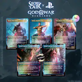 Wizards of The Coast - Magic: The Gathering TCG: Secret Lair x God of War - Norse - Traditional Foil Edition