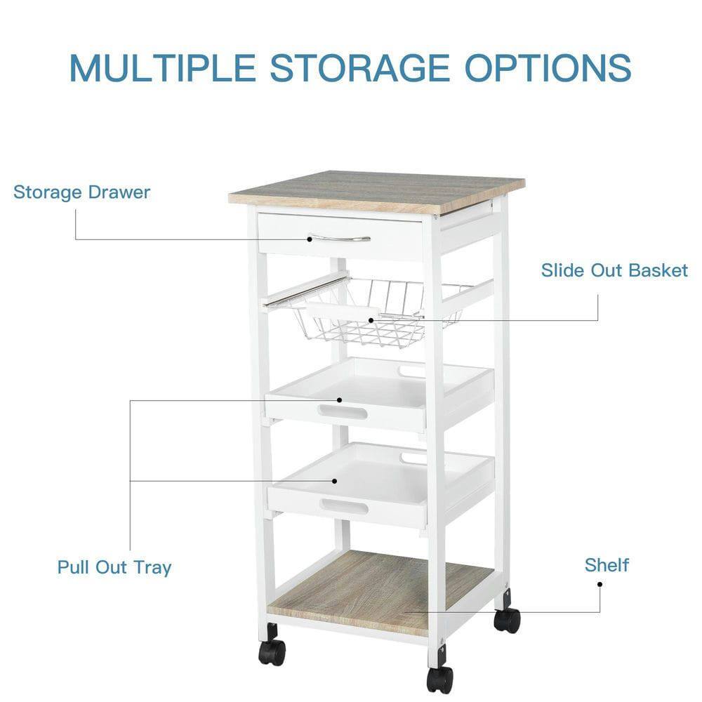 MULTIPLE STORAGE OPTIONS

- Storage Drawer
- Slide Out Basket
- Pull Out Tray
- Shelf