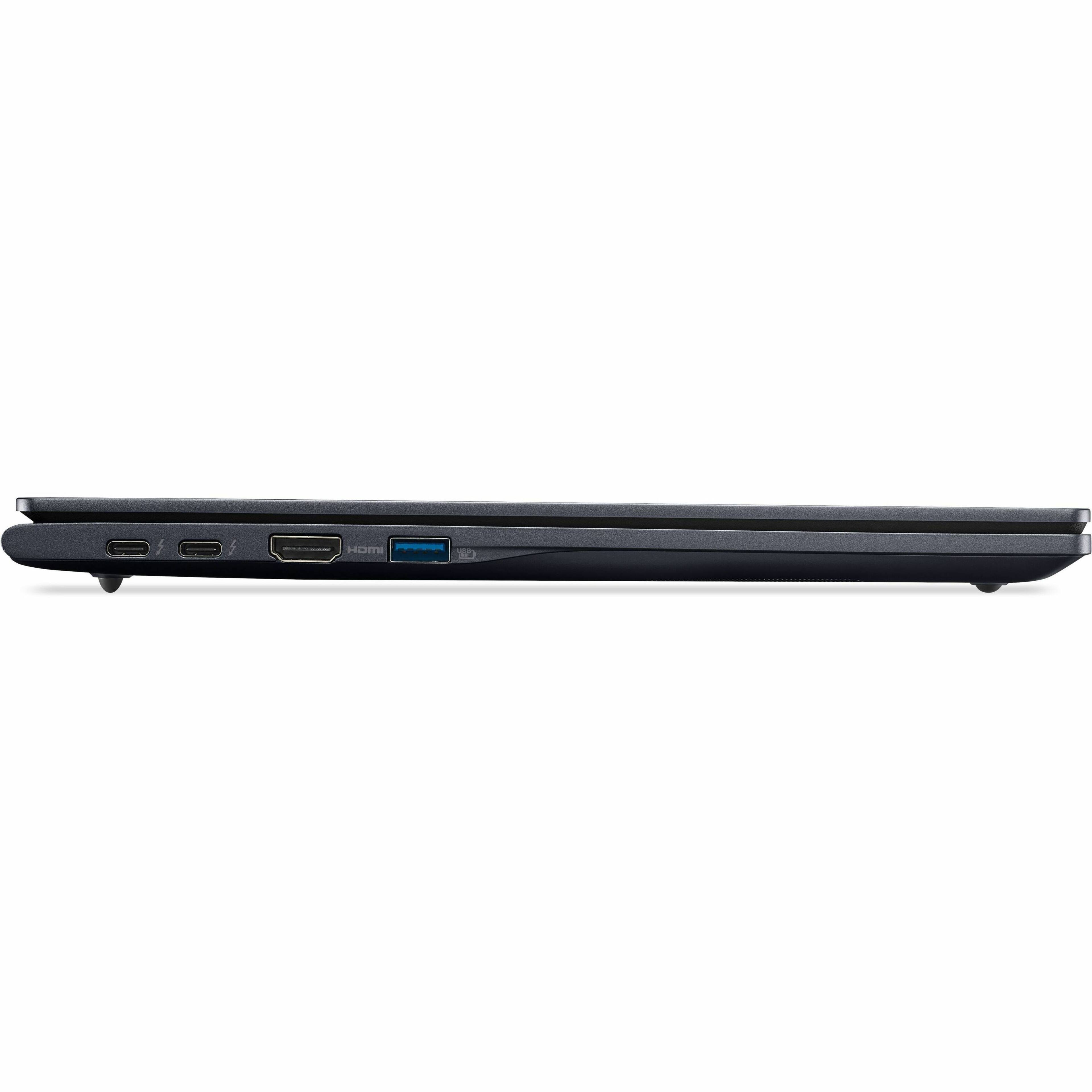 Alt View 13. Acer - TravelMate P4 14 TMP414-55 14" IPS LCD 1920 x 1200 (WUXGA) Laptop - Intel Core Ultra 5 with 16GB Memory - 512 GB SSD - Blue.