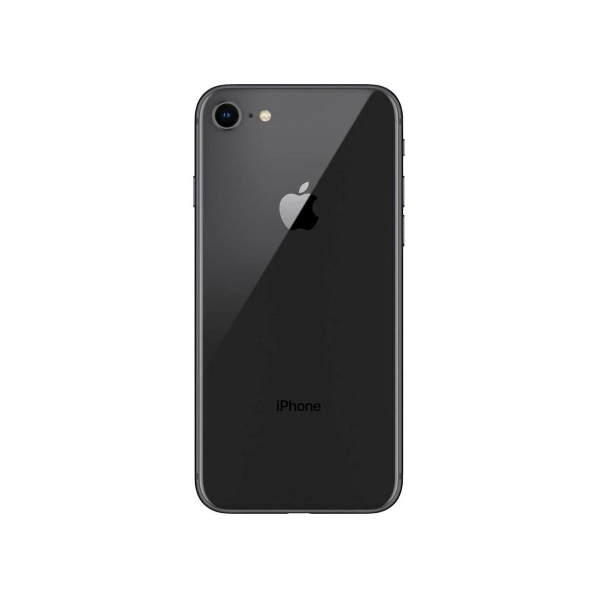 Angle. Apple - iPhone 8 64GB - Unlocked - Space - Gray.