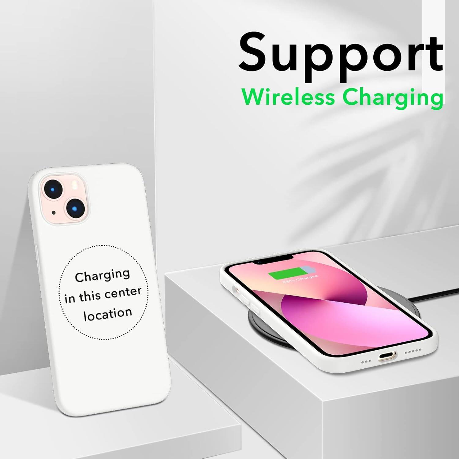Support Wireless Charging Charging in this center location