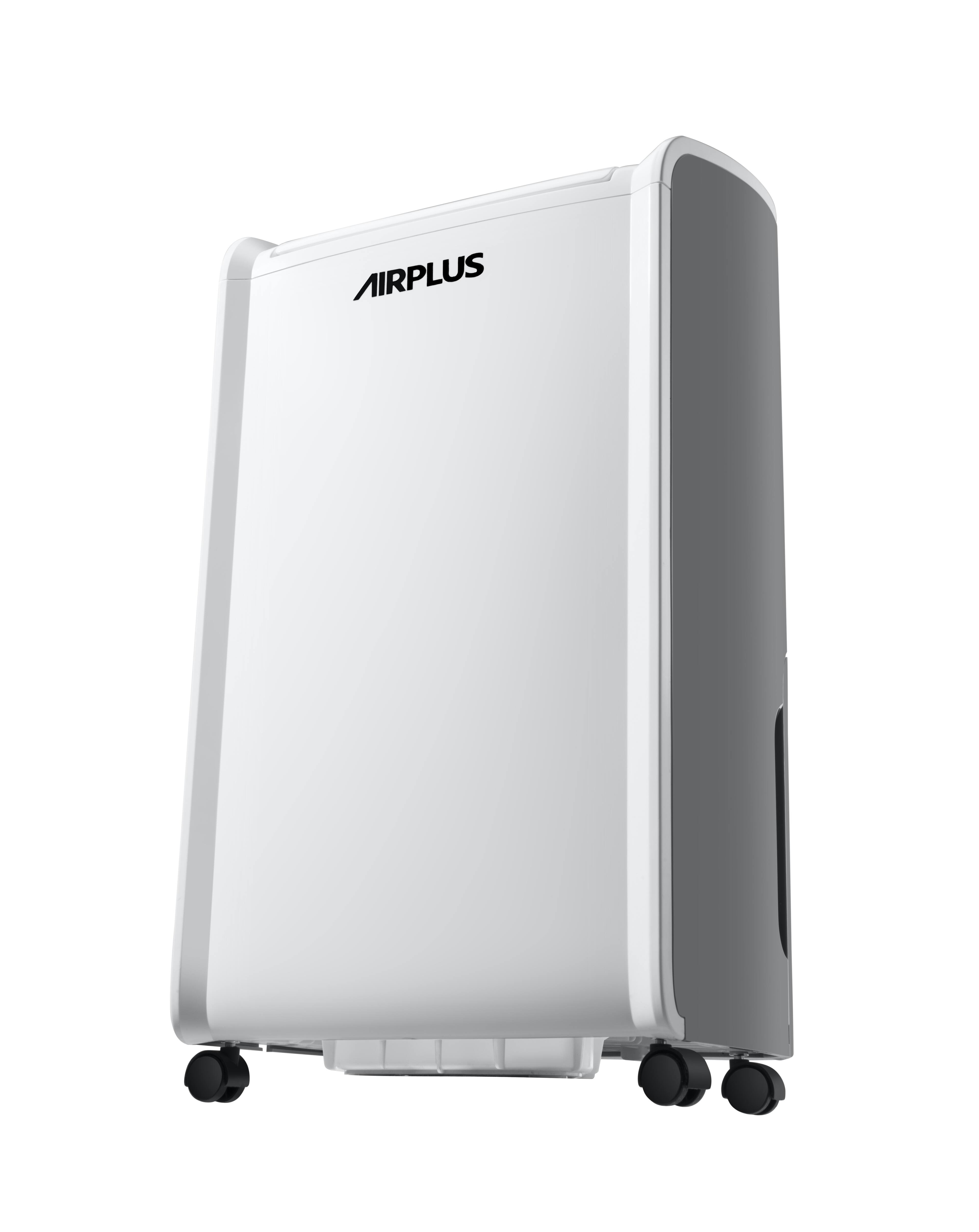 Back. Airplus - AIRPLUS 35-Pint Dehumidifier with Drain Hose, 2.5L Tank, WiFi, Auto Defrost, White.