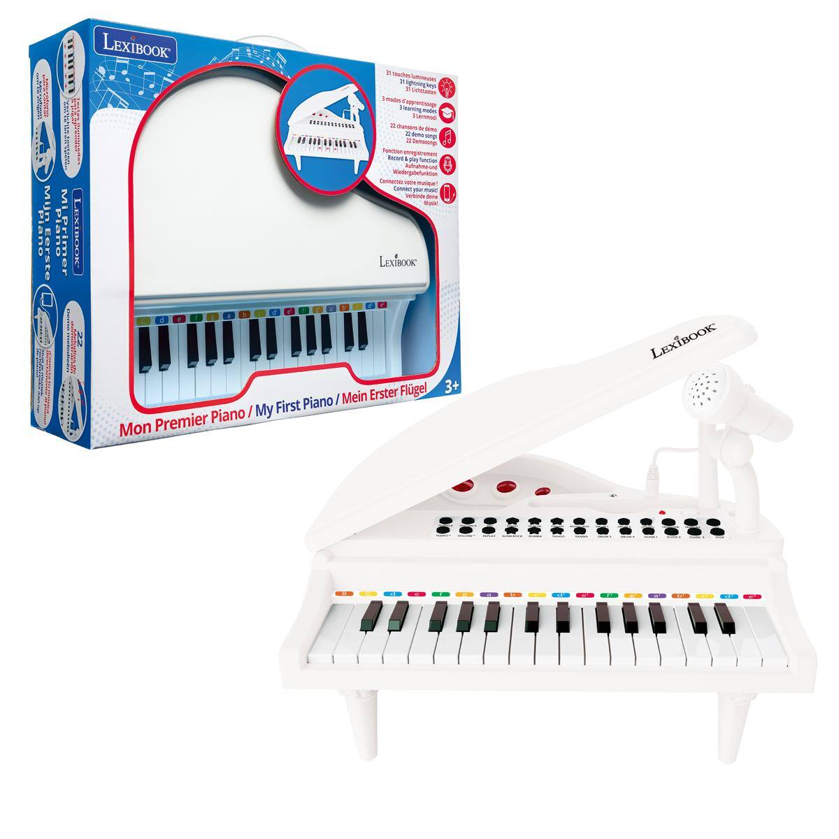 LEXIBOOK  
Mon Premier Piano / My First Piano / Mein Erster Flügel  
LexiBOOK  
3+