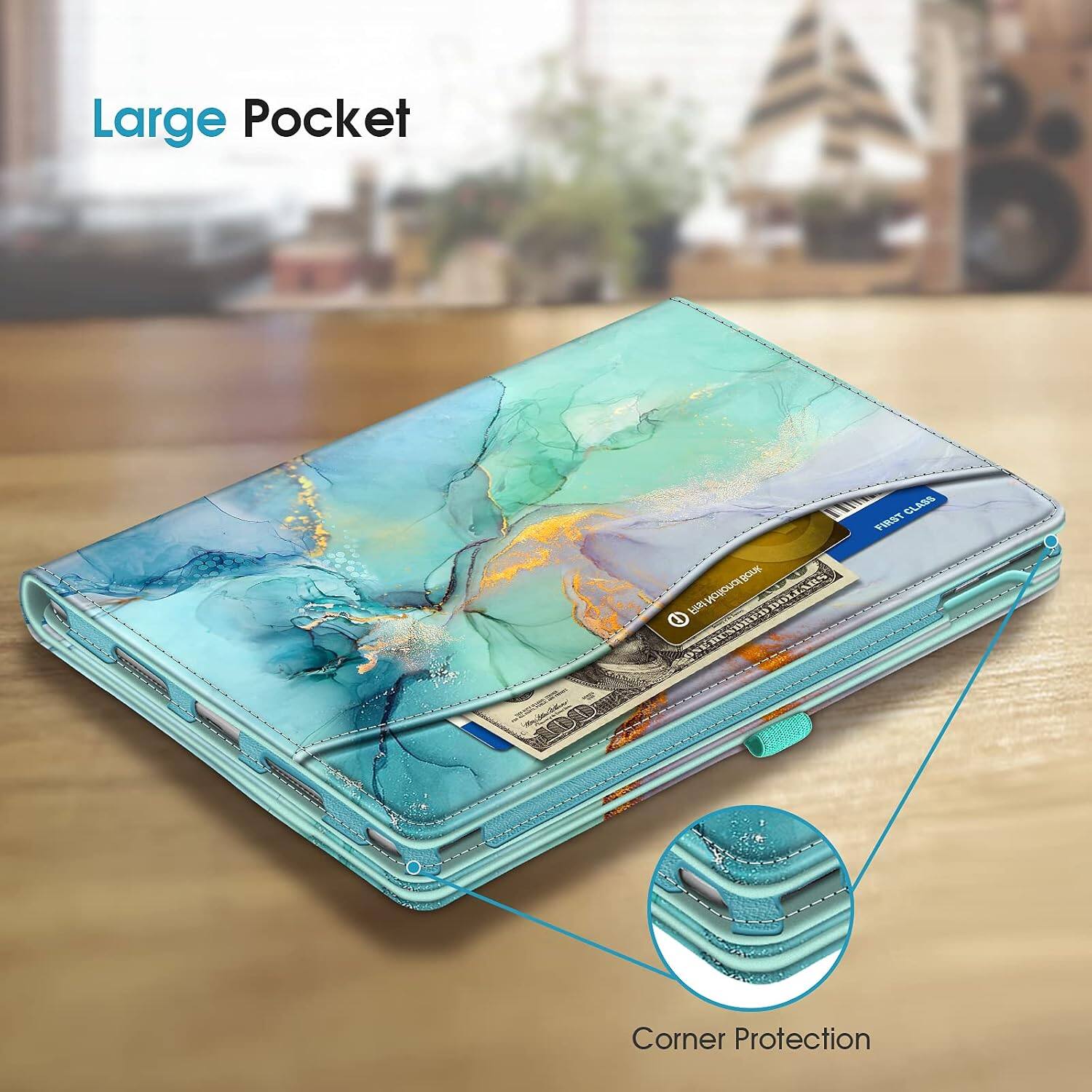 Large Pocket

Rust Nationo.com, IEN u DOZ ON CHUNDHED theyister

CLASS FIRST

Corner Protection