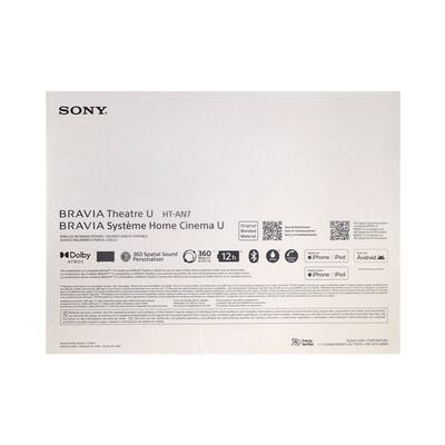 Sony BRAVIA Theater U Wearable TV Speaker 2 Units Black HTAN7-2X Sony BRAVIA Theater U Wearable TV Speaker 2 Units Black HTAN7-2X