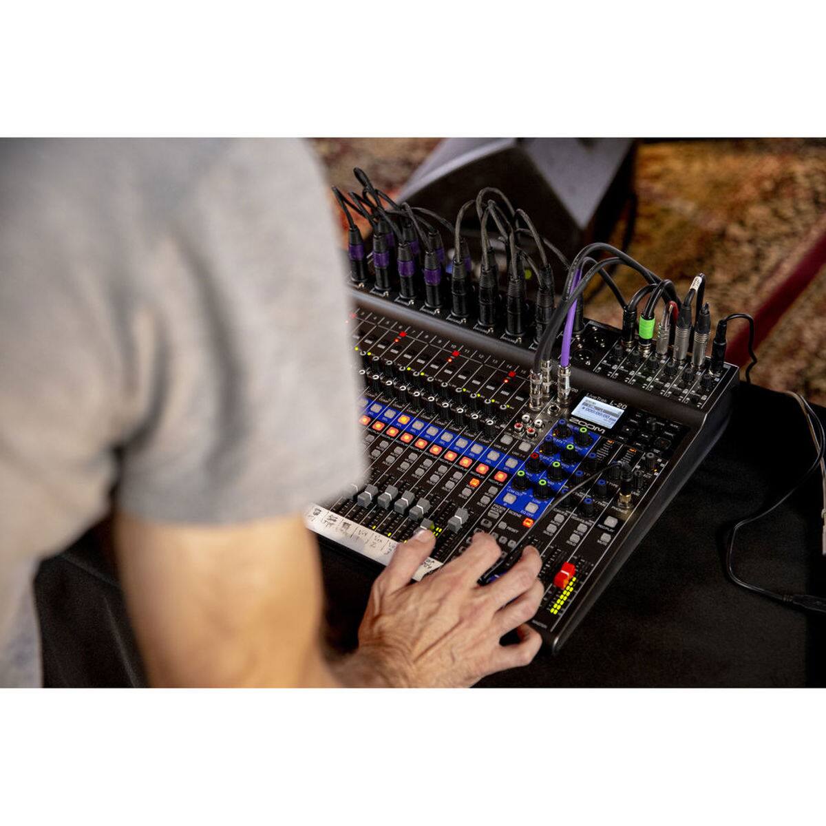 Alt View 5. Zoom - Zoom LiveTrak L-20 20-Channel Digital Mixer & Multitrack Recorder.